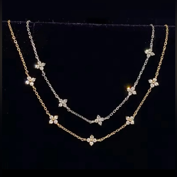 925 Sterling Silver Gold Plated Clover Bracelet Coming Soon - Picture 5 of 5